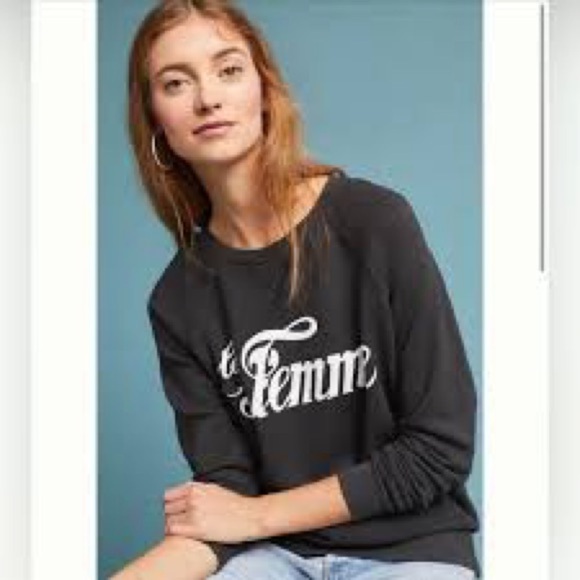 Sol Angeles x Anthropologie La Femme Sweatshirt Size Small - Picture 2 of 7